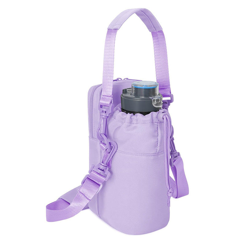 Water Bottle Bag With Strap Insulation For Hiking