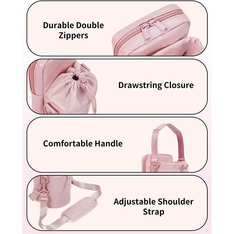 Water Bottle Bag With Strap Insulation For Hiking